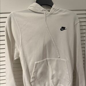 Nike Off-White Hoodie with Black Logo